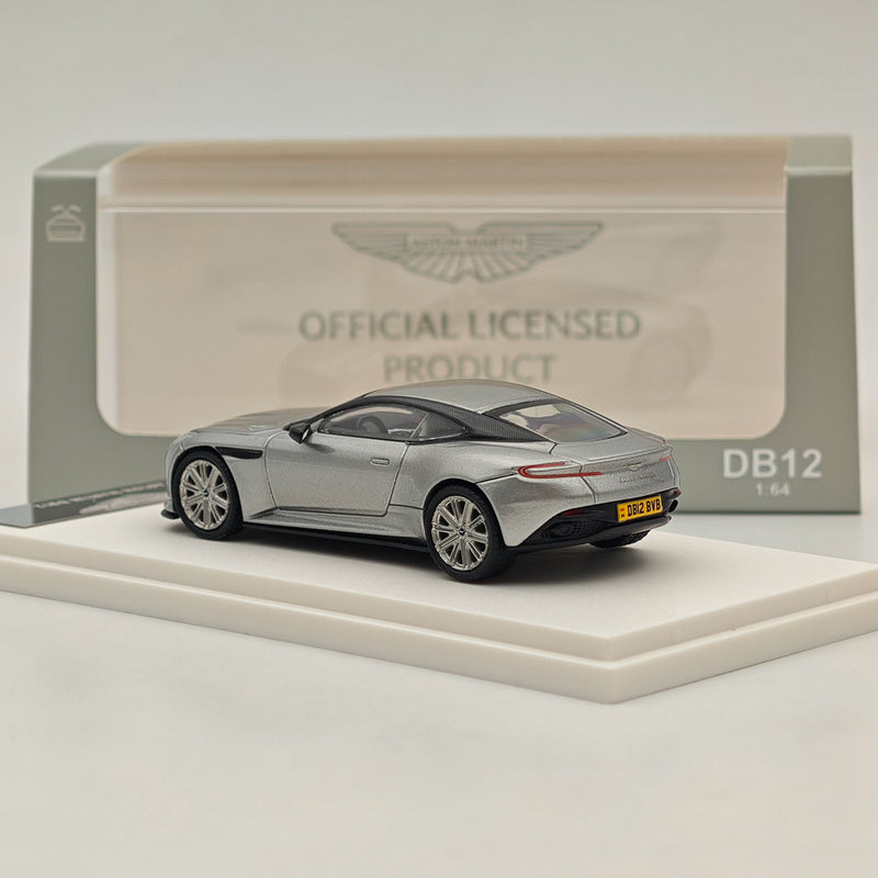 XG 1:64 Scale DB12 Coupe Racing Sports Silver Model Diecast Metal Car Collection