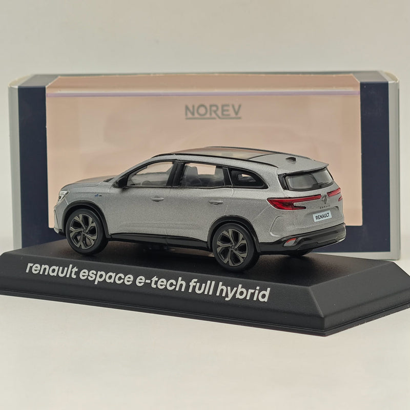 1/43 Norev Renault Espace E-tech Full Hybrid Diecast Model Cars Collection Grey