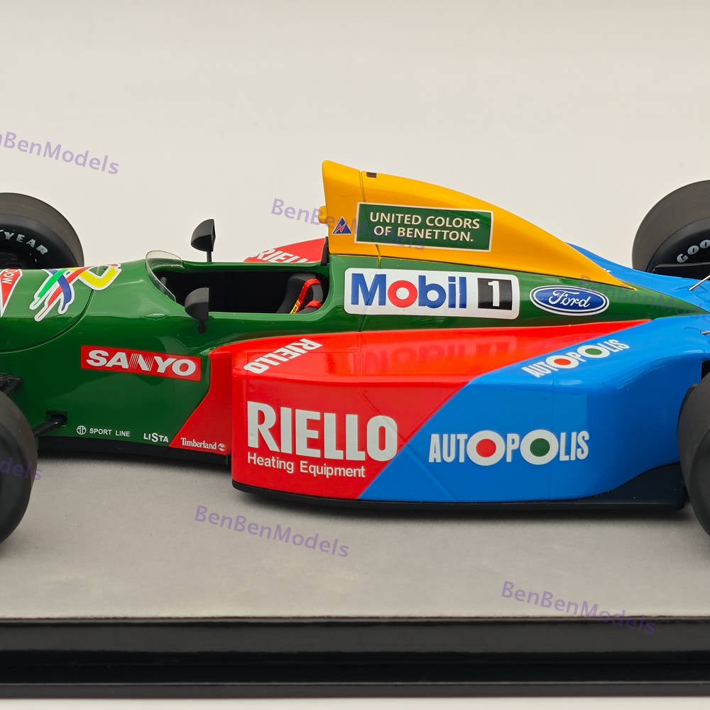 1/18 Scale Tecnomodel BENETTON F1 B190 GERMANY GP 1990 NANNINI #19 LE80 Resin