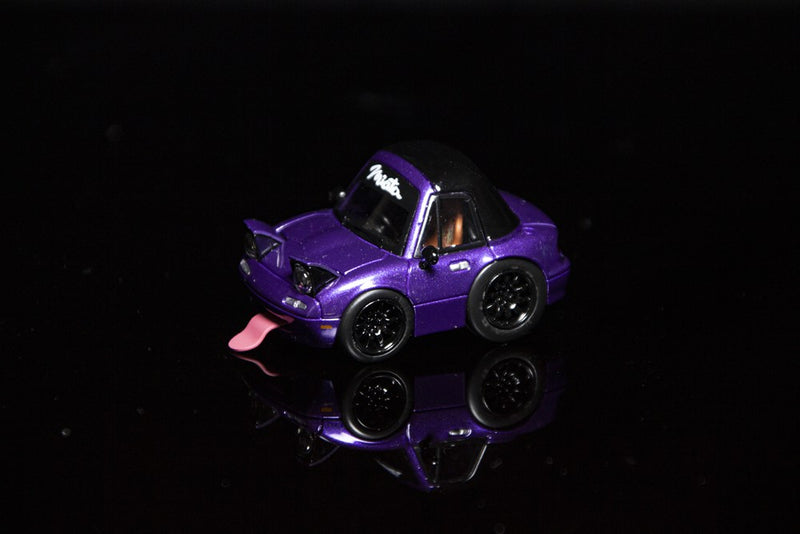 Pre-sale MJ 1:64 Miniature Mazda mx5 Q miata na Resin Car Models Toys Hobby Collection Gifts Limited Edition