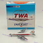 1:200 INFLIGHT 200 TWA / N806TW WITH STAND / CONVAIR CV-880 IF880TW0129P Diecast