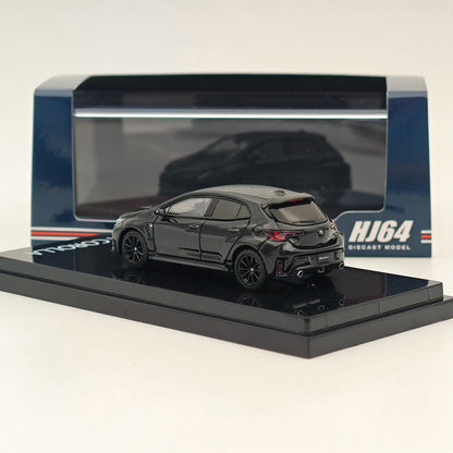 1:64 Hobby Japan Toyota GR COROLLA RZ Precious Black Pearl HJ641067BK Diecast