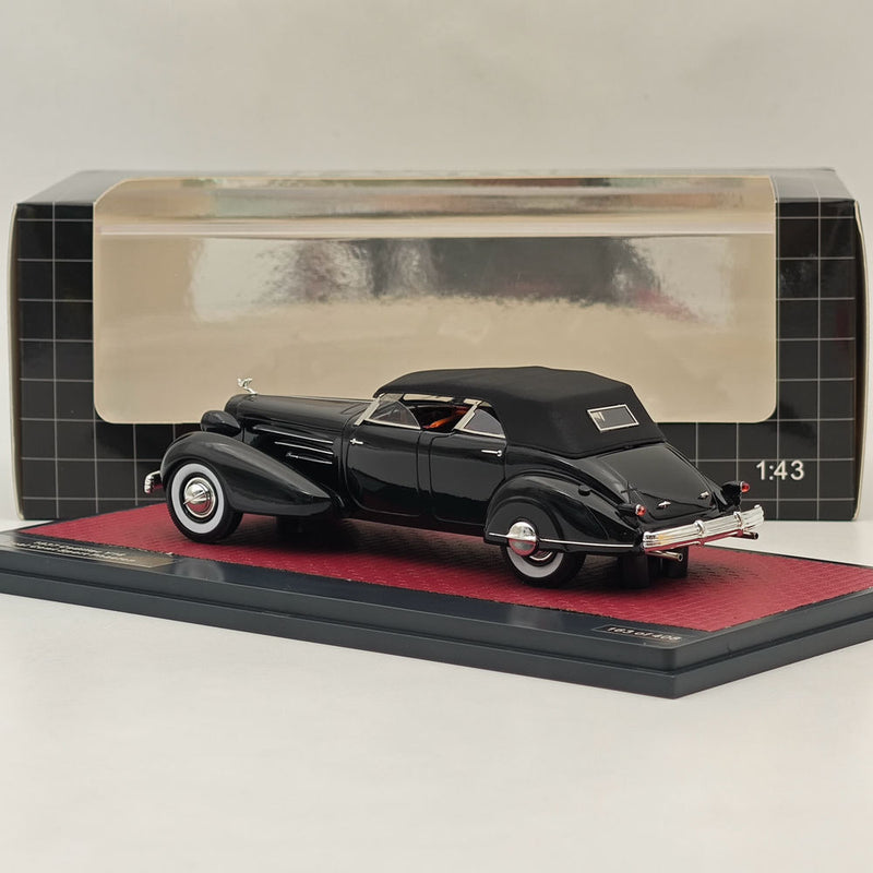MATRIX-MODELS 1/43 Cadillac V16 Dual Cowl Sport Phaeton 1937 Resin black/closed