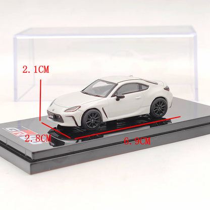 Hobby Japan 1:64 Toyota GR86 RZ 3BA-ZN8 Blanc HJ641048AW Jouets moulés sous pression Modèles de voitures Collection Cadeaux États-Unis