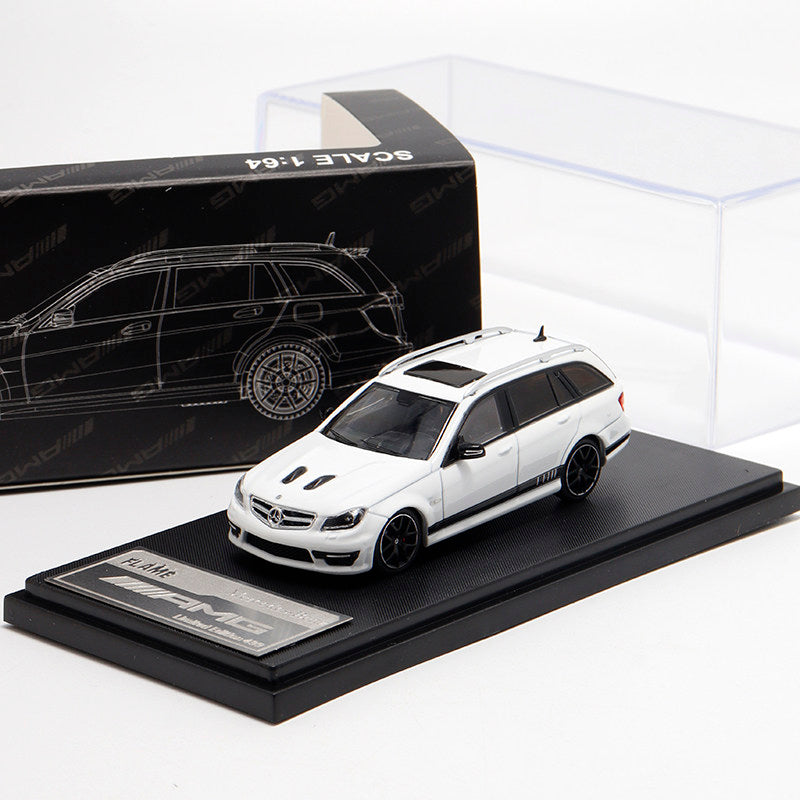 Flame 1:64 C63 V8 Edition 507 Wagon Travel Simulation Alloy Car Model