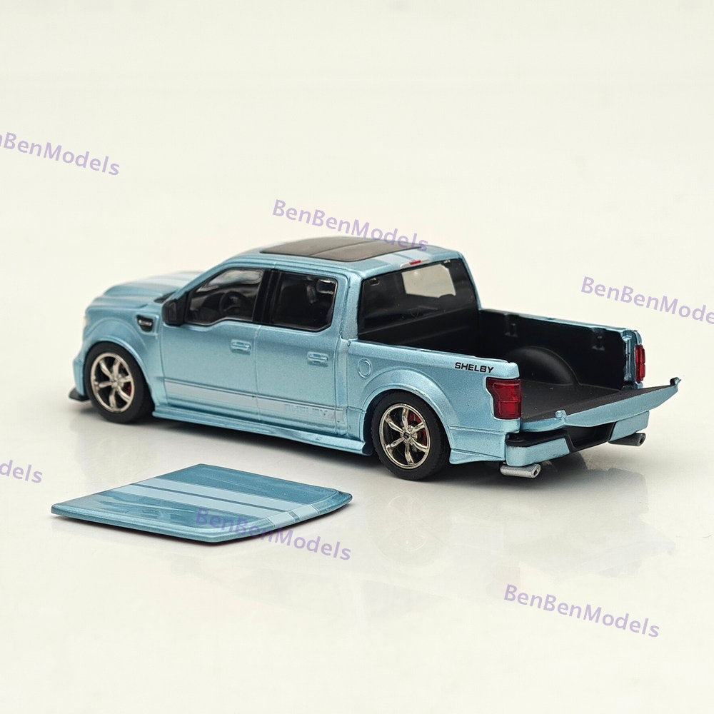 1:64 Funny Model F-150 Shelby Super Snake Pickup Sport Truck Model Diecast