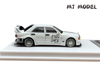 MJ 1:64 190E Classic Alloy Diecast Toys Car Model Collectible Gift