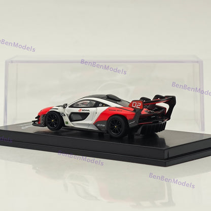 1/64 CM Mclaren Senna GTR Racing Sports Diecast Metal Car Ornaments Supercar