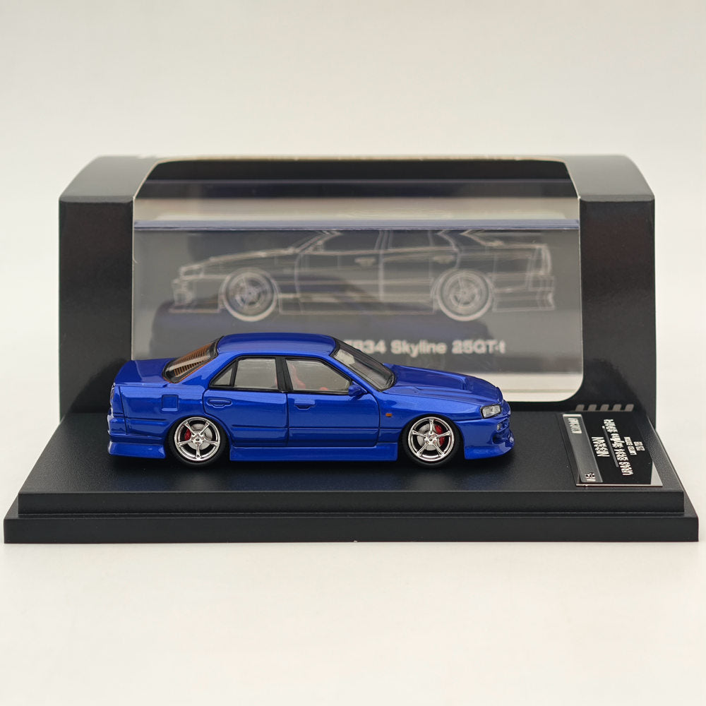 Mortal & OM 1:64 Nissan ER34 uras SKYLINE Miniature Diecast Toys Car Models Hobby Collection Gifts Limited 699