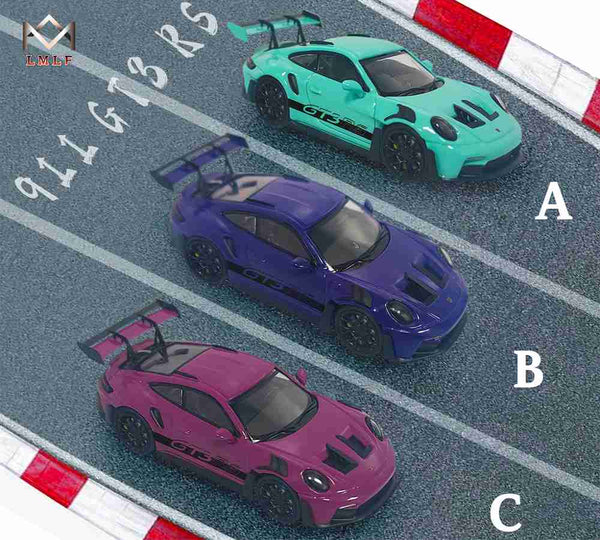 Pre-sale LMLF 1:64 Porsche 911 992 GT3 RS Miniature Diecast Toys Car Models Collection Gifts Limited