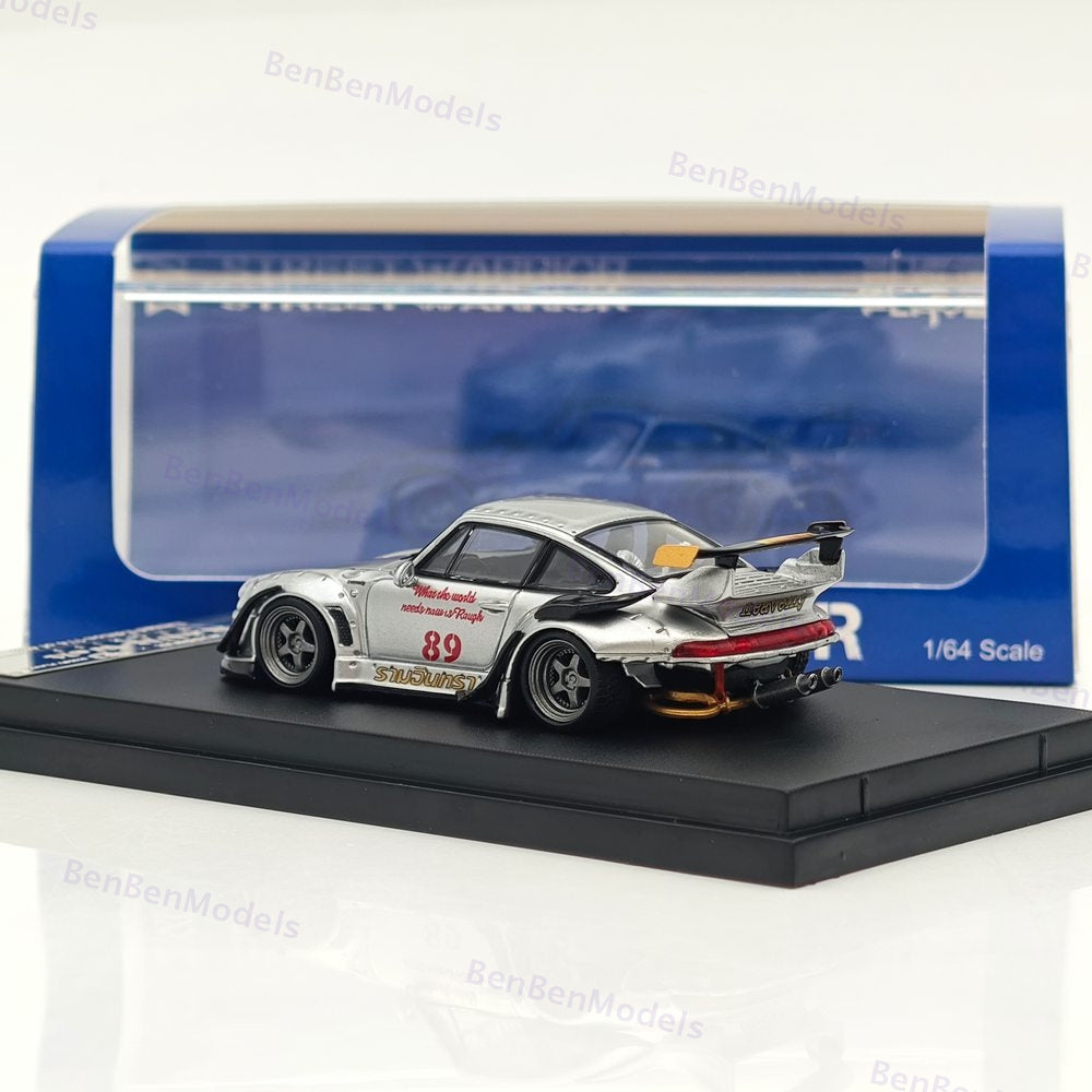1/64 SW Porsche RWB 993 #89 RAUH-Welt Wide Body Modification Diecast Model Car