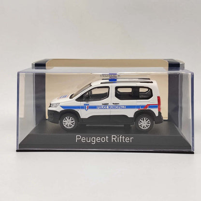 1/43 Norev Peugeot Rifter 2019 Police Municipale Diecast Models Car Collection Toys Gift