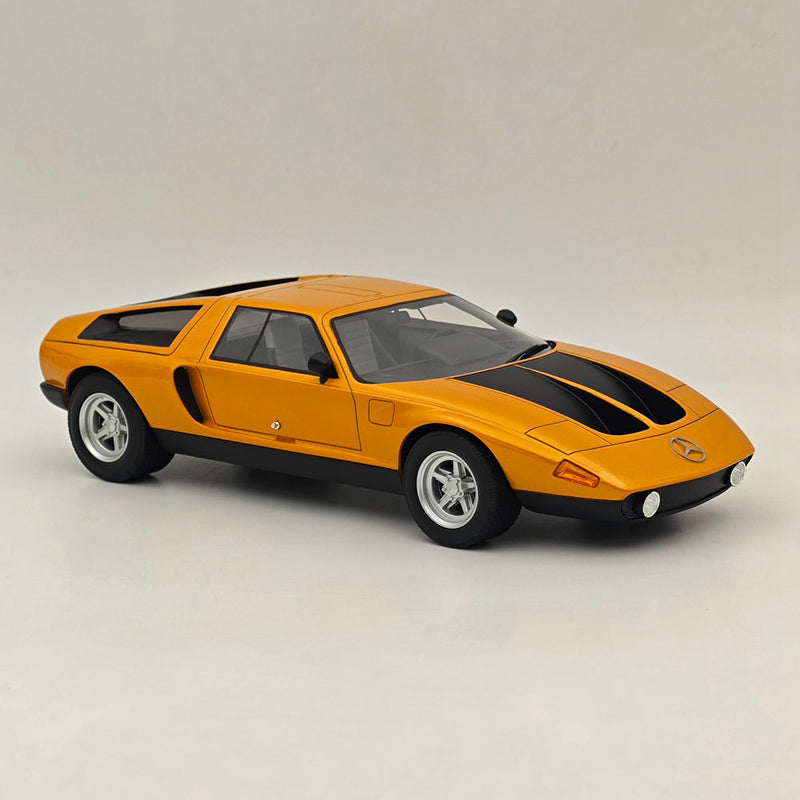 BOS 1:18 1970 Mercedes-Benz C111-2 Orange BOS168 Resin Models Car Collection