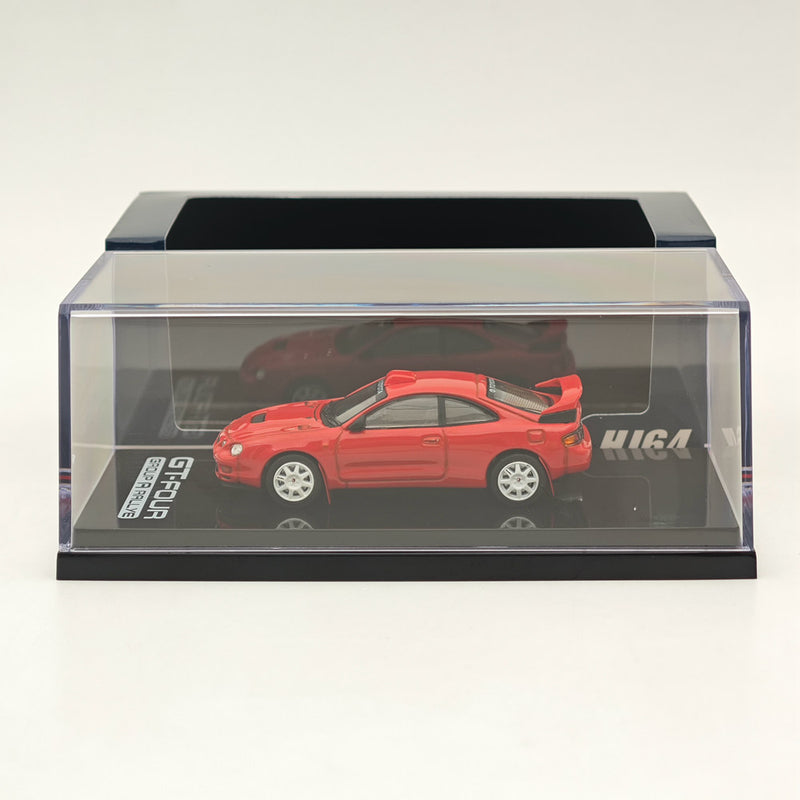 Hobby Japan 1/64 Toyota CELICA GT-FOUR WRC Edition (ST205) Customized Version / 8 Spokes Wheel HJ641064CR SUPER RED Ⅳ Diecast Models Car Collection