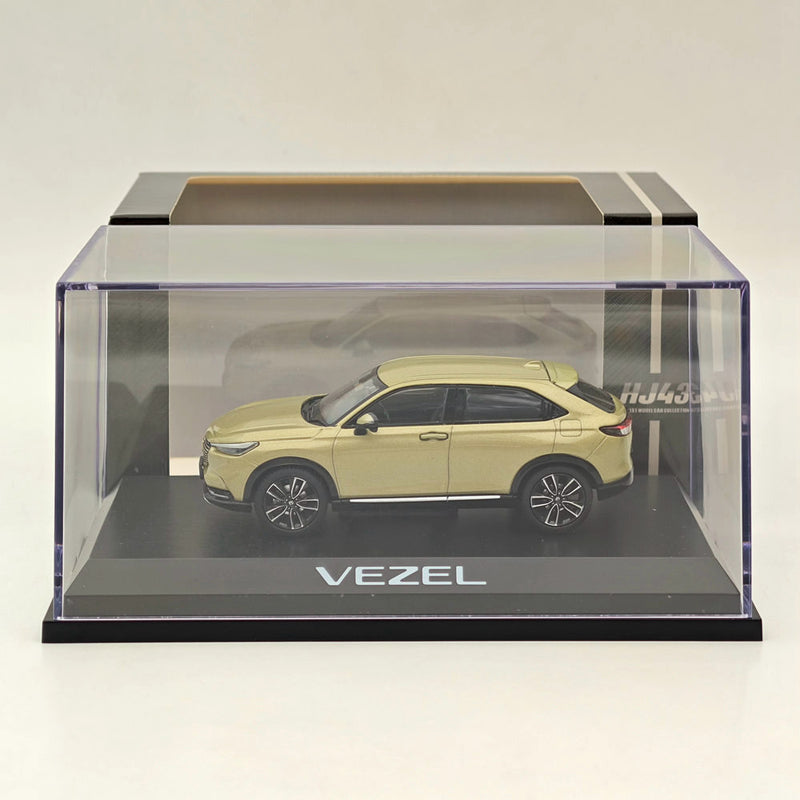 Hobby Japan 1/43 Honda VEZEL Sand Khaki Pearl HJ431002K Diecast Model Car Limited Collection