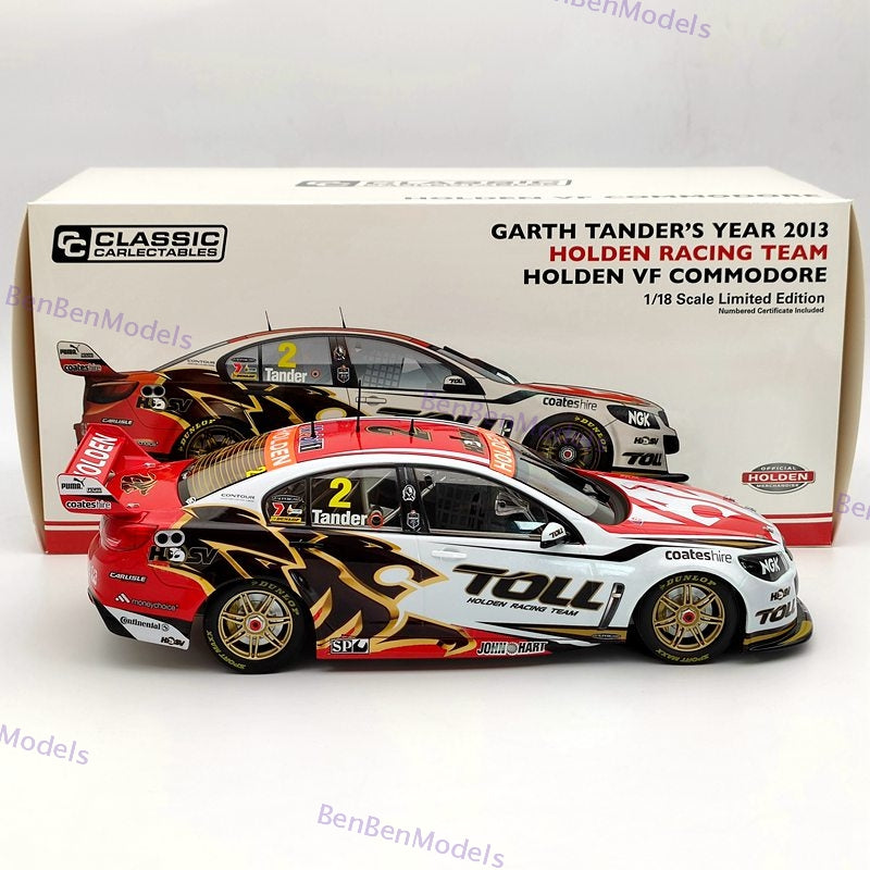 Classic Carlectables 1:18 Garth Tander's 2013 Toll VF Commodore #2 18534