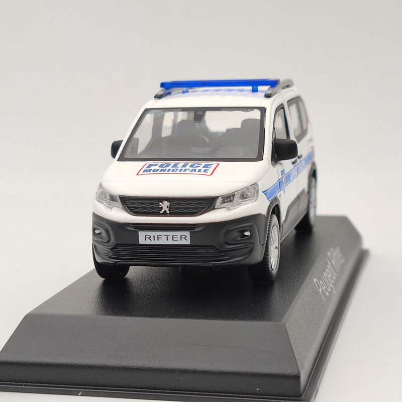 1/43 Norev Peugeot Rifter 2019 Police Municipale Diecast Models Car Collection Toys Gift