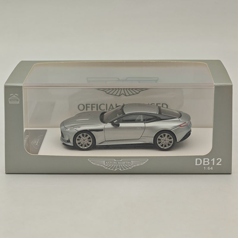 XG 1:64 Scale DB12 Coupe Racing Sports Silver Model Diecast Metal Car Collection