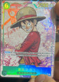 Monkey D. Luffy OP13-118 SEC Alt Art Carrying on His Will ONE PIECE Card Chinese
