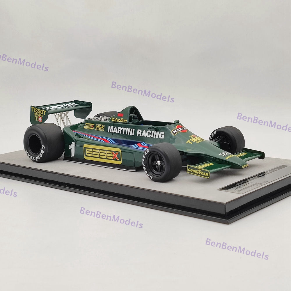 1/18 Tecnomodel Lotus 79 1979 1st Test Paul Ricard Nigel Mansell Mythos Series