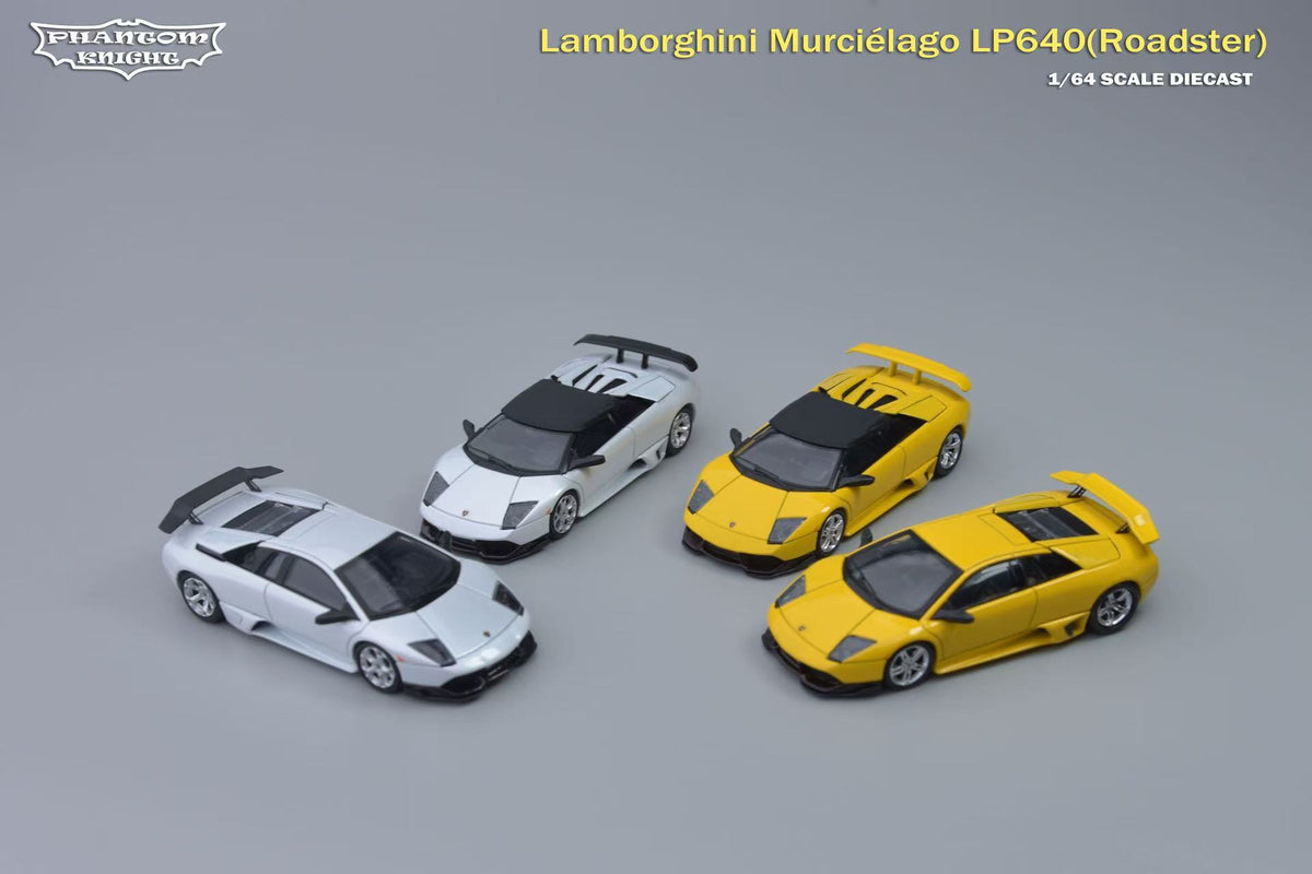 Phantom Knight PK Murciélago LP640 Bat Chengdu Auto Show 1:64 Alloy Open Cover Car Model Gifts
