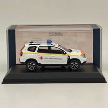 Modèle réduit de voiture moulé sous pression Norev Dacia Duster 2020 Ambulance VLTT 77, édition limitée, blanc, 1/43 