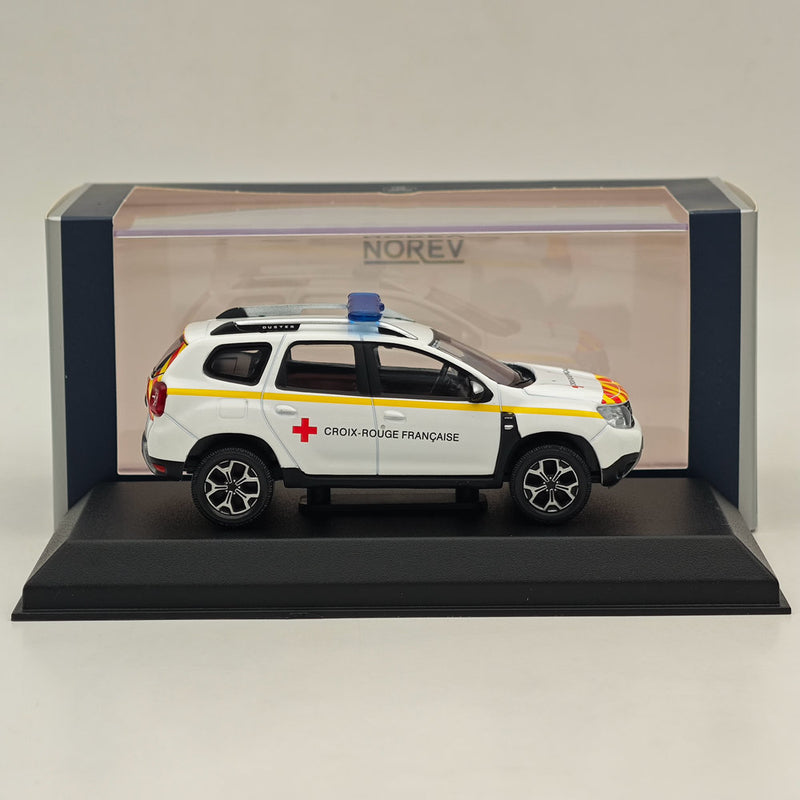 1/43 Norev Dacia Duster 2020 Ambulance VLTT 77 Diecast Model Cars Limited White