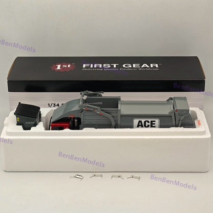 1/34 FIRST Mack TerraPro Front End Load Refuse with CNG Tailgate 10-4230 Gray