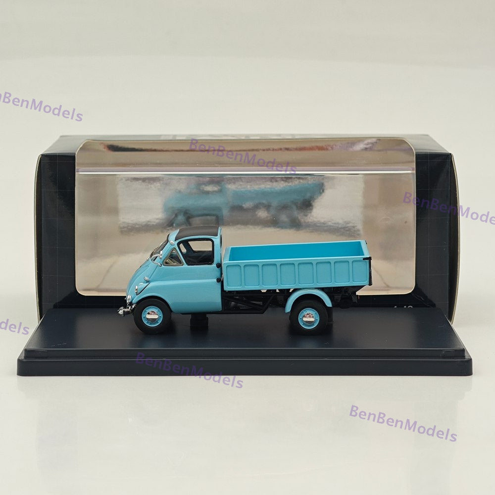 1/43 Matrix Isetta Autocaro Light Blue Small Transport Pickup Model Used