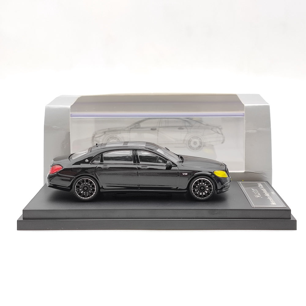 Prévente Master 1:64 Mercedes Benz Maybach Classe S S560 Jouets moulés sous pression Modèles de voitures Cadeau Auto Collection Noir