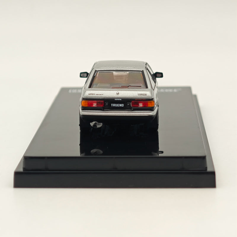 Hobby Japan 1/64 Toyota SPRINTER TRUENO GT APEX(AE86) JDM Style Silver HJ641052ASB Diecast Model Car