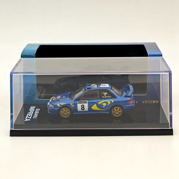 1/64 Hobby Japan SUBARU IMPREZA WRC 1997 #8 RAC RALLY Blue Diecast Models Car