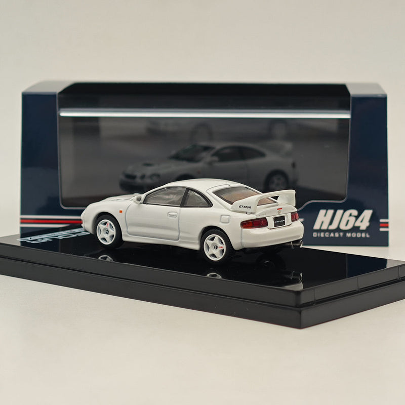 Hobby Japan 1/64 Toyota CELICA GT-FOUR ST205 JDM STYLE White HJ642064AW Diecast Models Car Collection