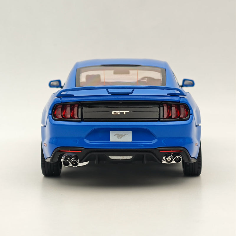 DM 1/18 Scale Model Replicas Ford Mustang GT 2019 Blue RHD Diecast Car Miniature Hobby Gifts