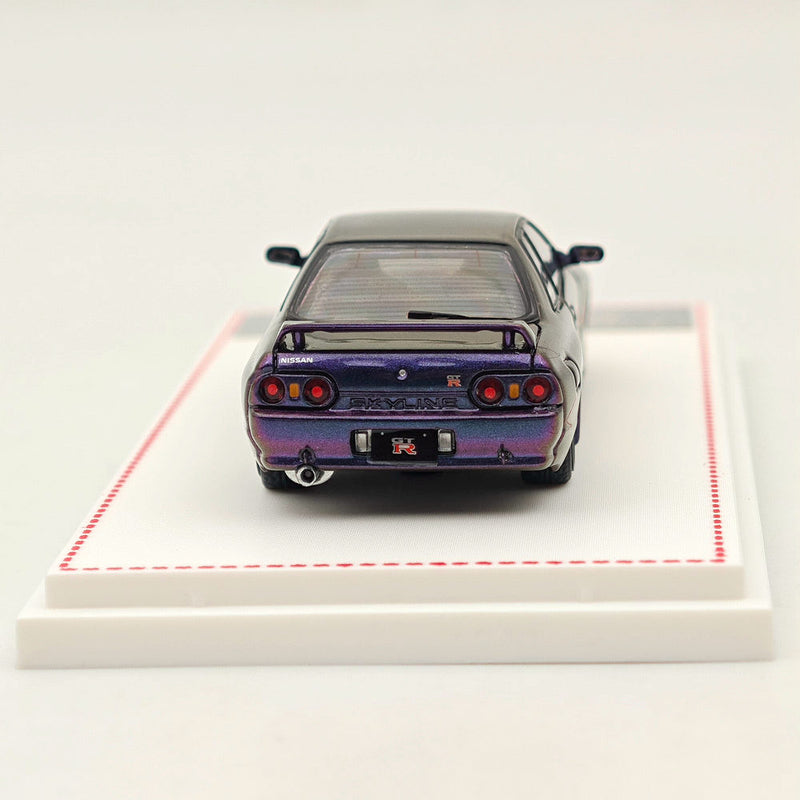 1:64 FH Nissan Skyline GTR R32 Nismo S-Tune Sports Purple Model Diecast Metal Collection Auto Gift