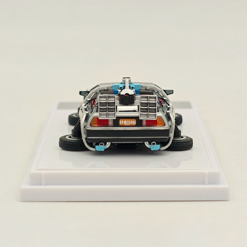 DCM 1:64 Back to the Future DMC-12 Time Machine Diecast Models Car Collection