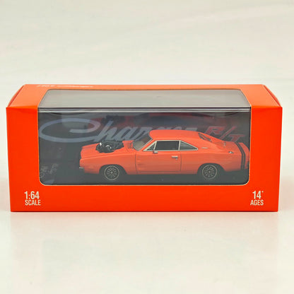 Mini Forge 1:64 1969 Charger Red with 1600 HP Twin-Turbo LS Diecast Motor