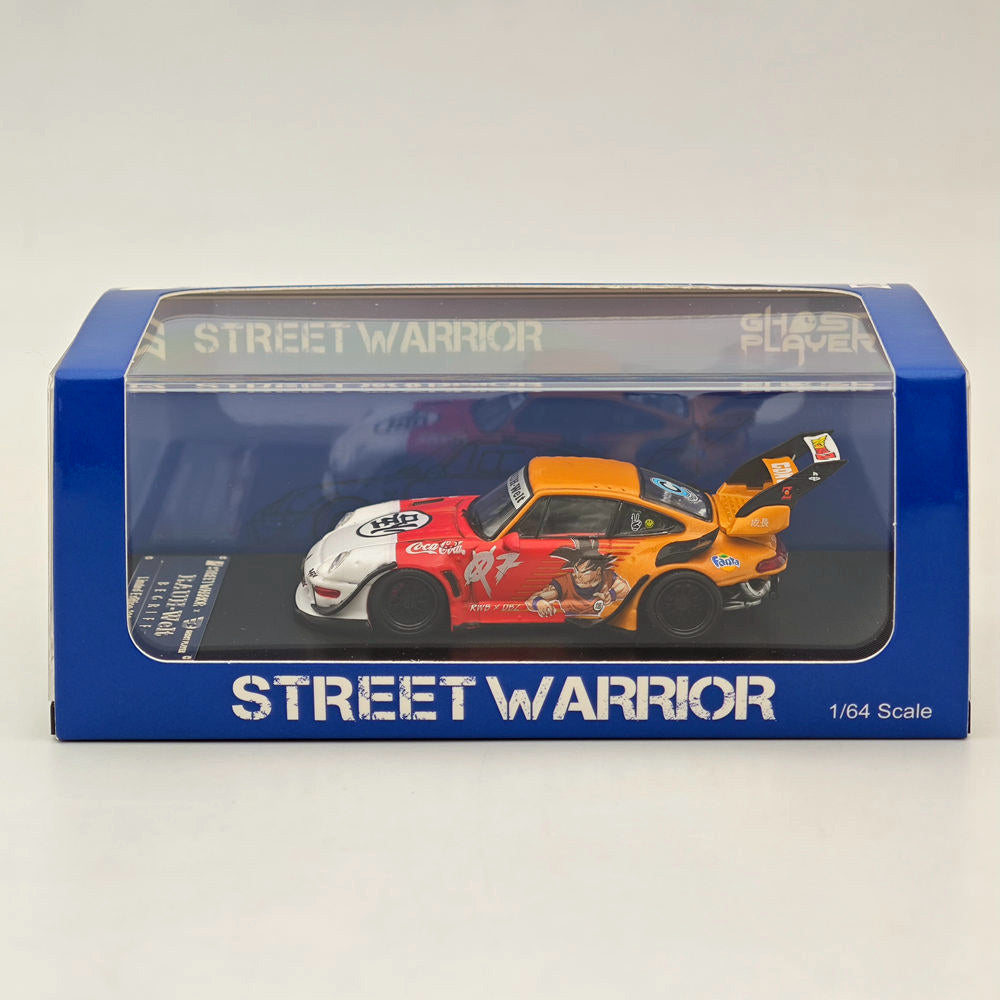STREET WARRIOR RWB 993 ミニカー 1/64 STREET WARRIOR 1:64 Porsche 993 RWB Gradient Chrome Purple