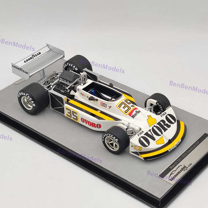 1/18 Tecnomodel Mythos March 761 OVORO #35 1976 Swedish GP Arturo Merzario Resin