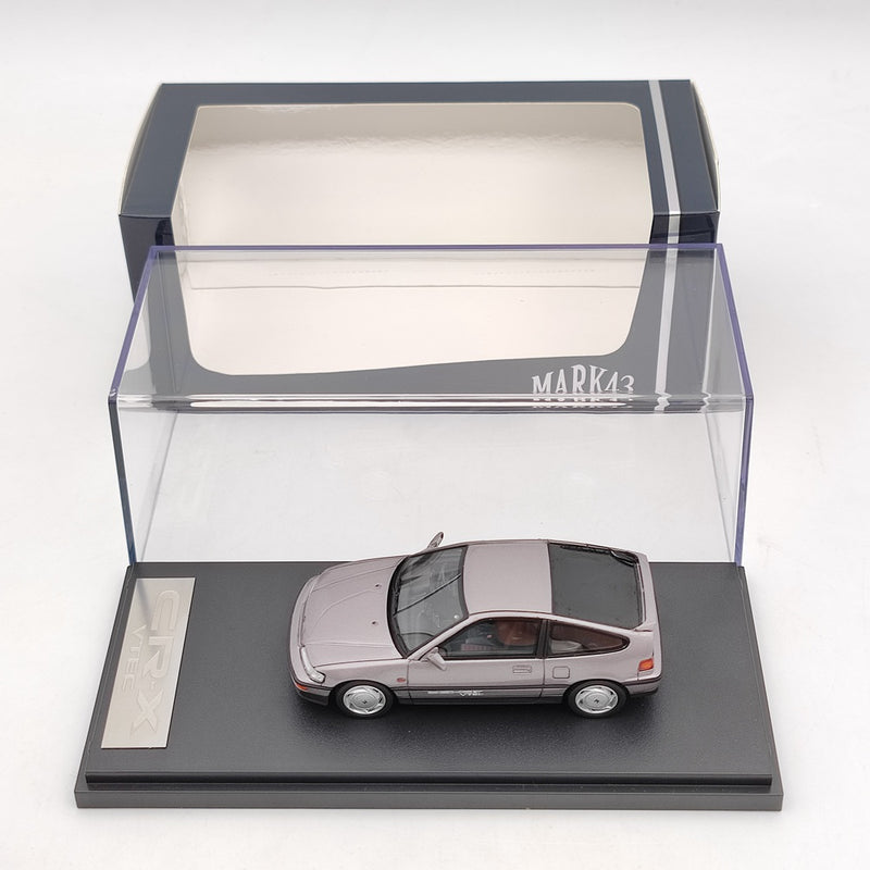 Mark43 1:43 Honda CR-X VTEC SiR EF8 Gray PM4392GM Resin Model Car Limited