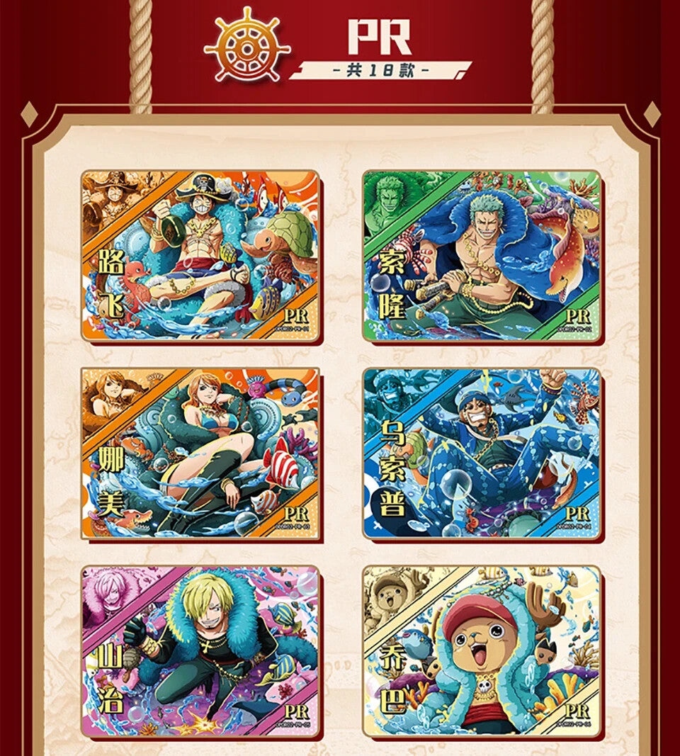 2024 Toei One Piece Trading Card 30 Pack Deluxe Booster Box Anime TCG OP-AB02