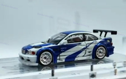 1:64 DCM BMW M3 GTR E46 NFS TECKWRAP APAXPO ZESTEK Diecast Models Car Colletible
