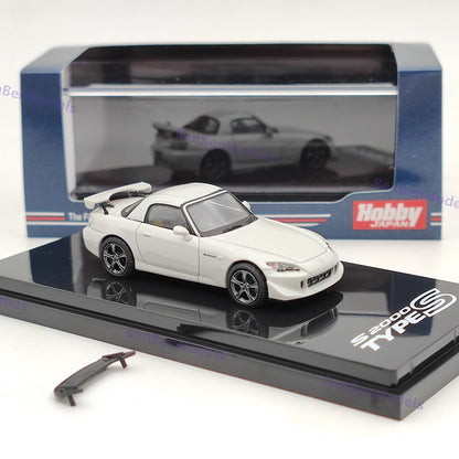 1/64 Hobby Japan S2000 Type S (AP2) Platinum White Diecast Model HJ641020SPW