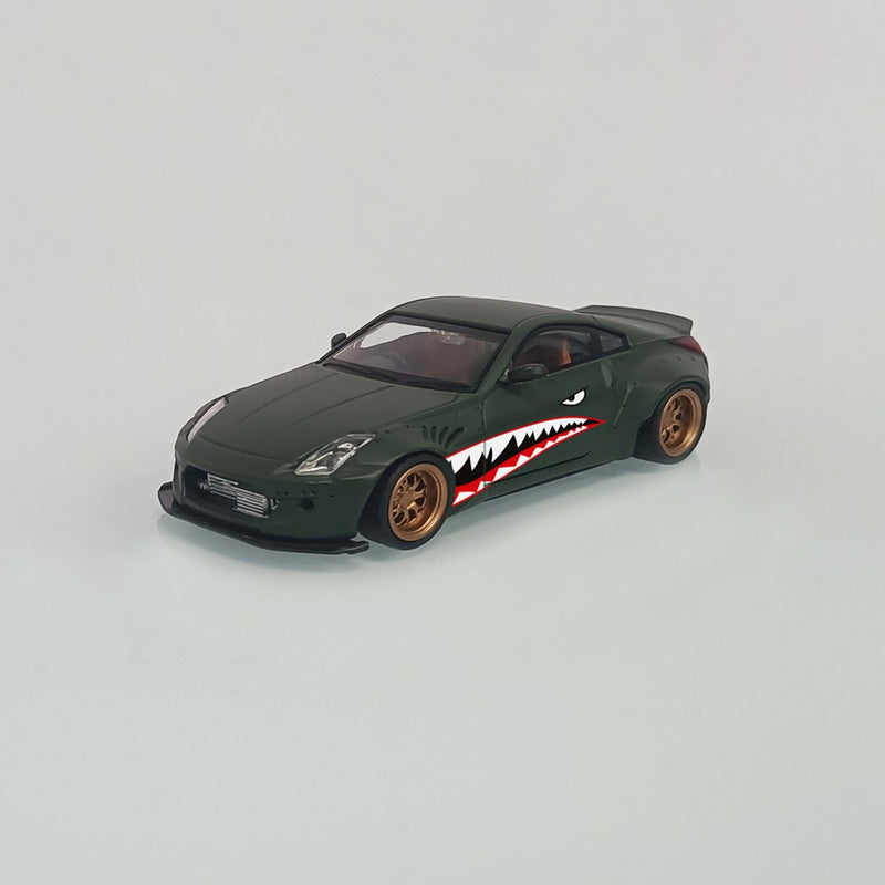 Pre-sale LMLF 1:64 Nissan 350Z Rocket Bunny Miniature Diecast Toys Car Models Miniature Hobby Collection Gifts