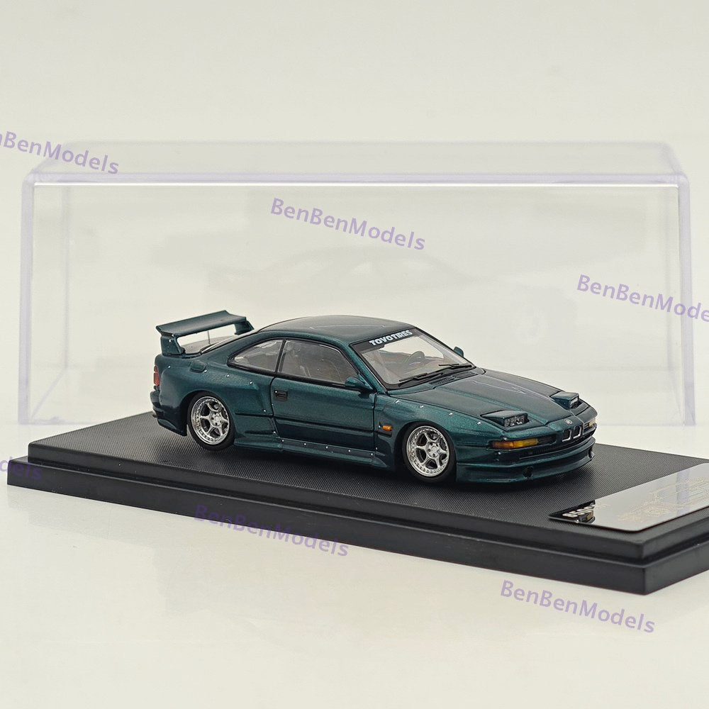 Rhino Model RM 1/64 BMW 850CSi E31 Coupe WideBody Sport Model Diecast Green