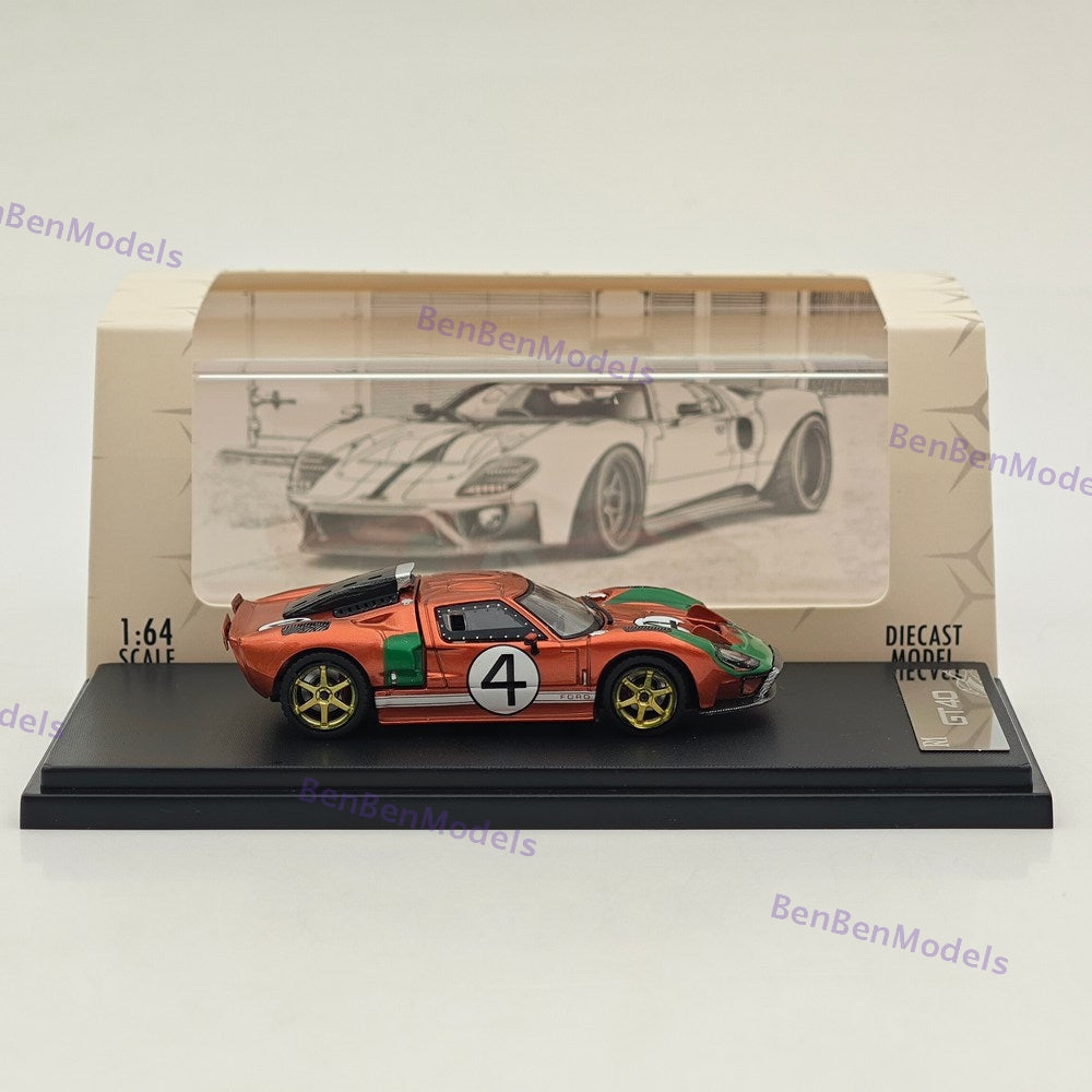 RM 1:64 GT40 Hood Magnetic Limited Edition Alloy Car Model - Two Styles