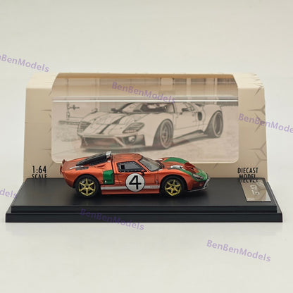 RM 1:64 GT40 Hood Magnetic Limited Edition Alloy Car Model - Two Styles
