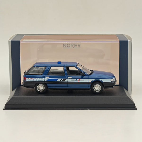 1/43 Norev Renault 21 Nevada 1992 Gendarmerie France Diecast Model Cars Blue