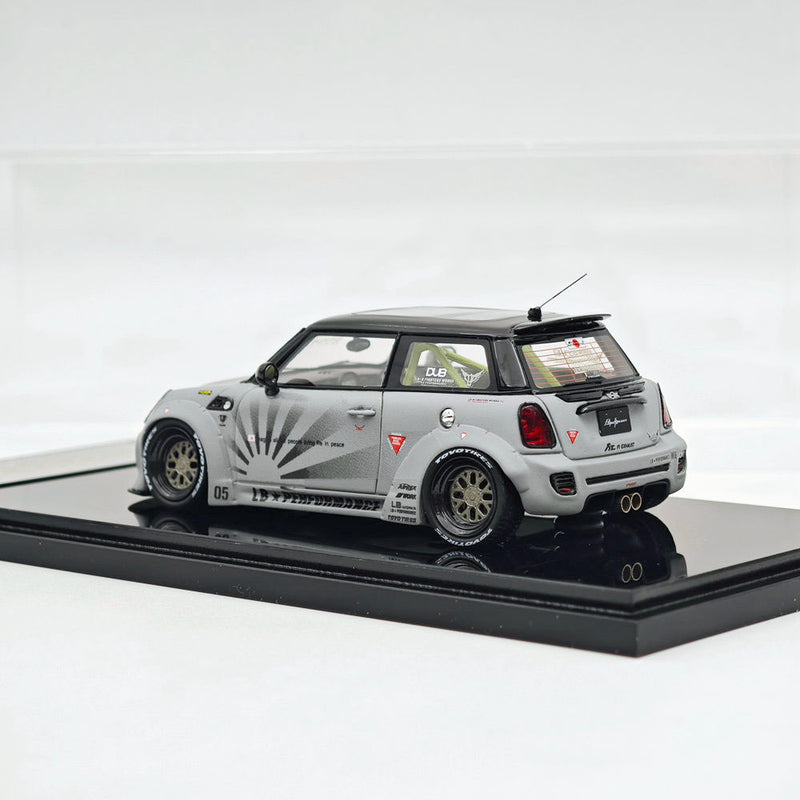 ENGUP 1/43 LB Mini Cooper R56 Resin Car Models Limited Collection Grey