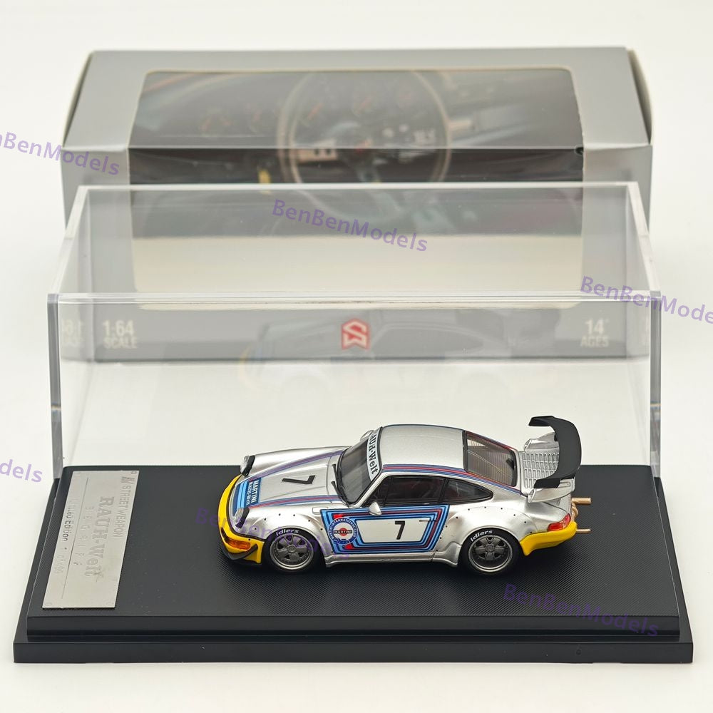1:64 SW Porsche RWB 964 Classic Sports Model Diecast Model Car Limited Edition